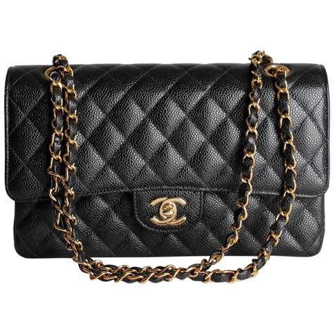 chanel medium classic double flap caviar|Chanel Classic Double Flap Medium .